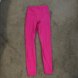 Sonic Pink 28 inch size 4 Lululemon Align leggings